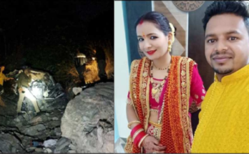 उत्तराखंड में भीषण सड़क हादसा: 200 मीटर गहरी खाई में गिरी कार, पति-पत्नी की दर्दनाक मौत