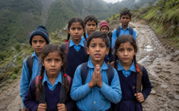 उत्तराखंड: रोज़ घंटों पैदल चलने को मजबूर बच्चे, हमें सड़क दिला दीजिए’ नन्हे छात्रों ने CM धामी से लगाई मदद की गुहार